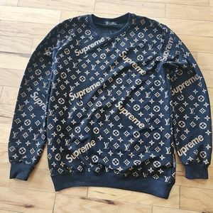 Louis Vuitton X Supreme Sweater Slim Large